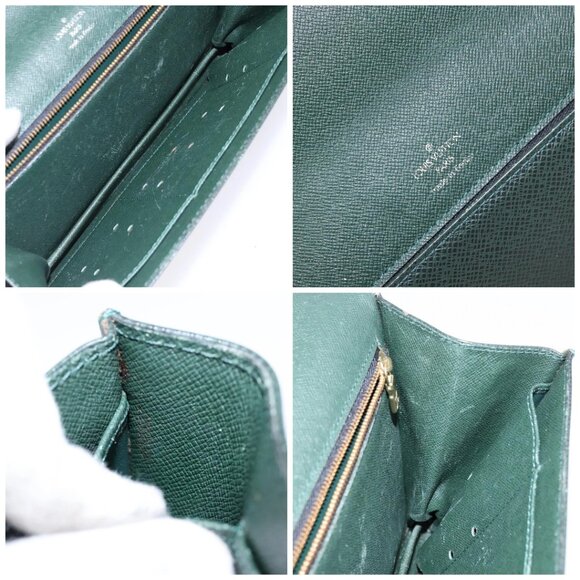 LOUIS VUITTON Taiga Pochette Kourad Clutch Bag Epicea M30194 LV Auth hk2896 - Picture 15 of 16